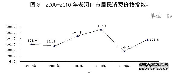 襄阳市老河口市2010年国民经济和社会发展统计公