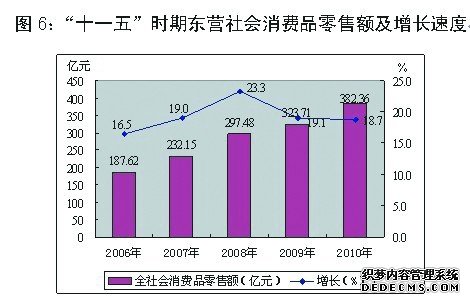 东营市2010年国民经济和社会发展统计公报