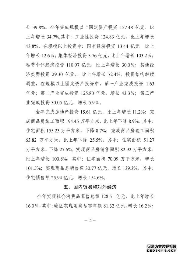 镇江市丹阳市2009年国民经济和社会发展统计公报