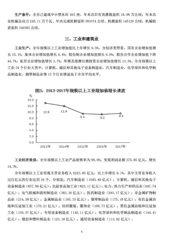 南昌市2017年国民经济和社会发展统计公报
