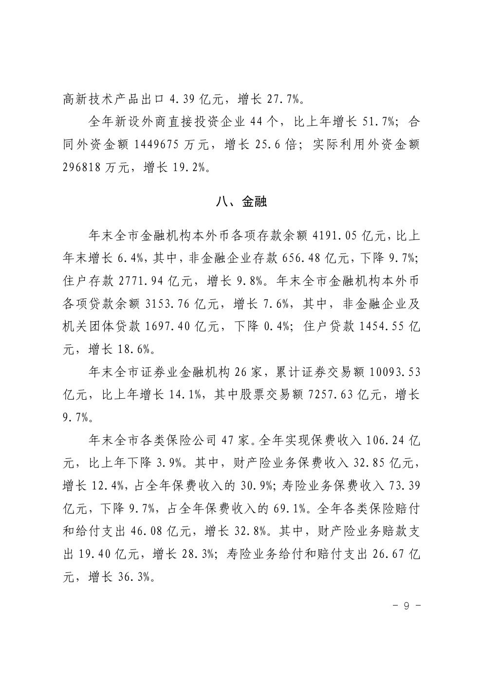 湛江市2021年国民经济和社会发展统计公报