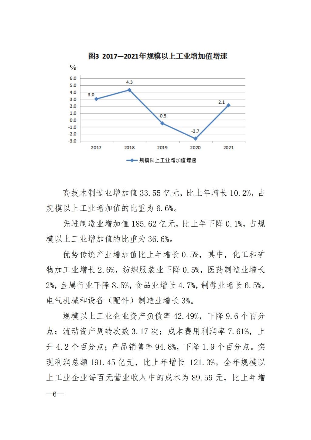 揭阳市2021年国民经济和社会发展统计公报